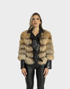 Paulina Exclusive Women Fur Leather Jacket